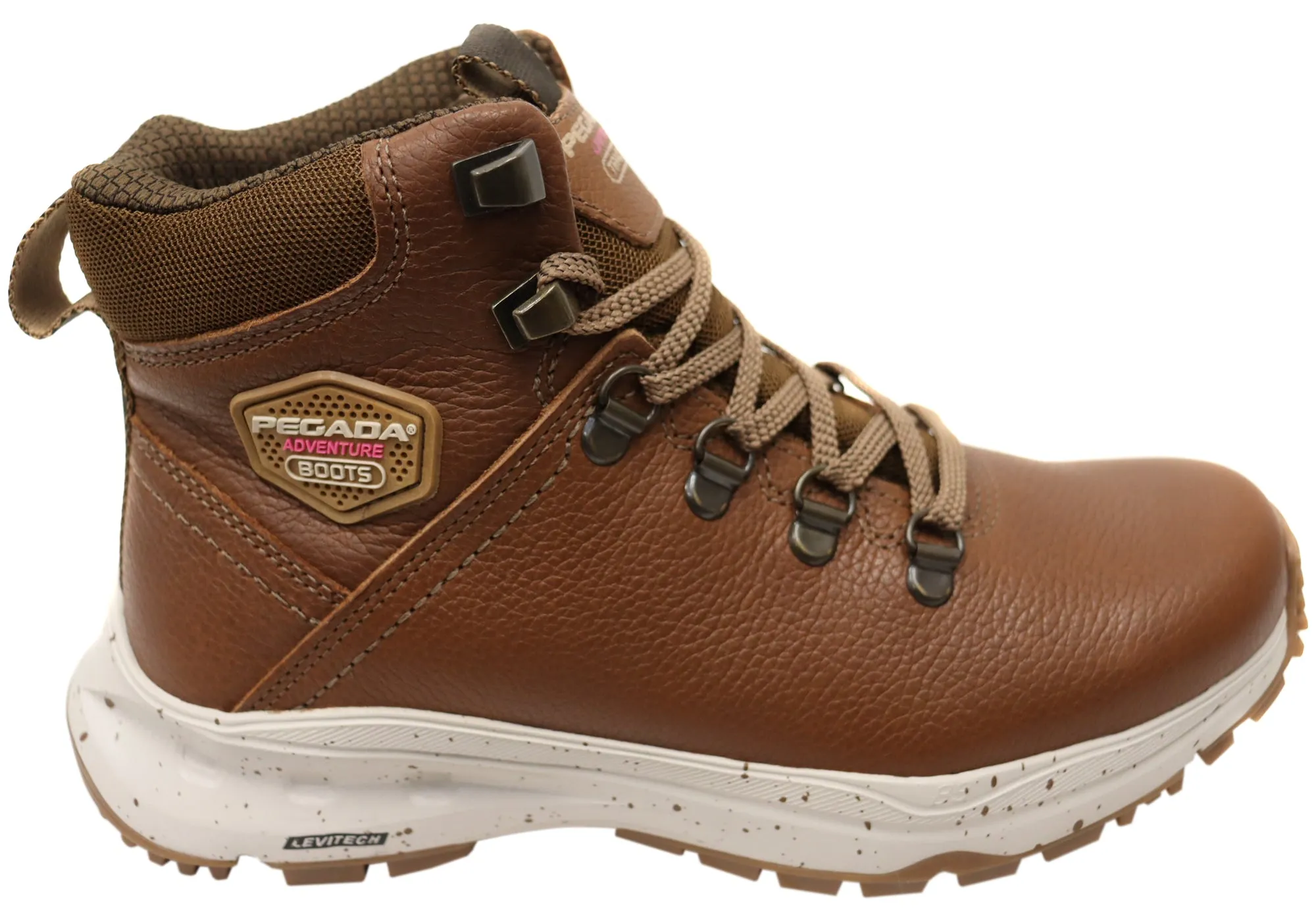 Pull on Comfortable bend Pegada Everess Womens Brazilian Comfortable Leather Lace Up Boots