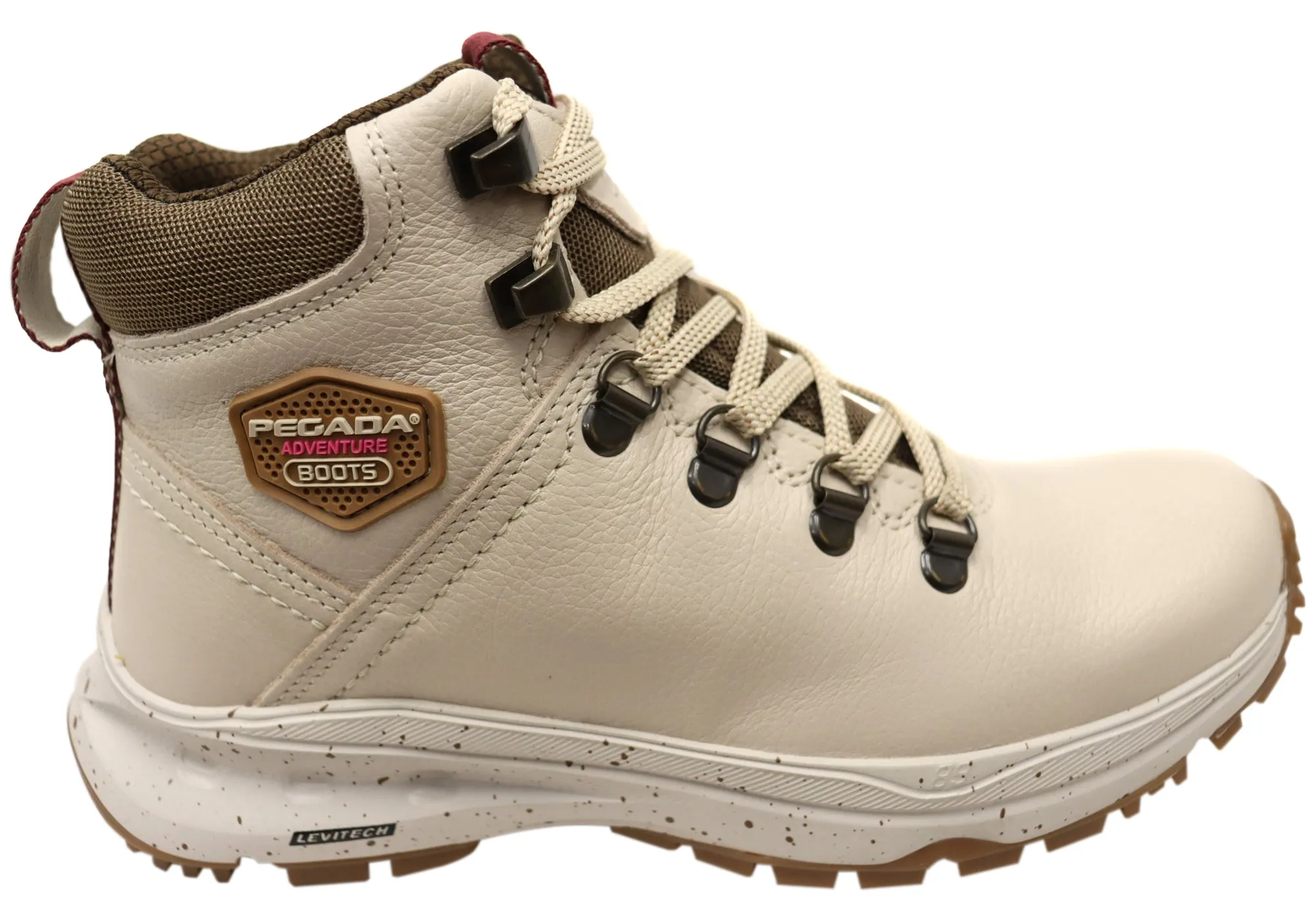 Stage Show Easy To Clean Pegada Everess Womens Brazilian Comfortable Leather Lace Up Boots