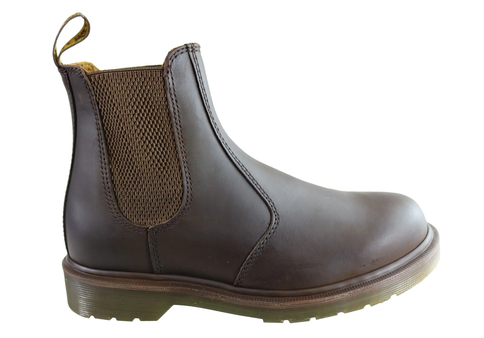 Handcrafted Stitching Flexible Frame Trail Exploration Dr Martens 2976 Gaucho Crazy Horse Unisex Leather Chelsea Boots