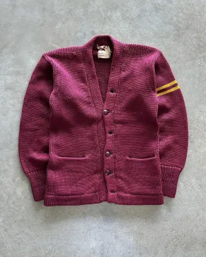 1950s cardigan (M) Circular Knit Design