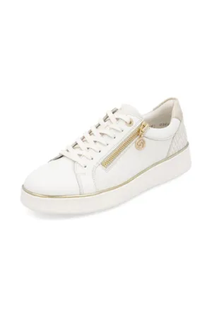 Remonte ladies sneaker D2E00-80 in White Autumn Tone