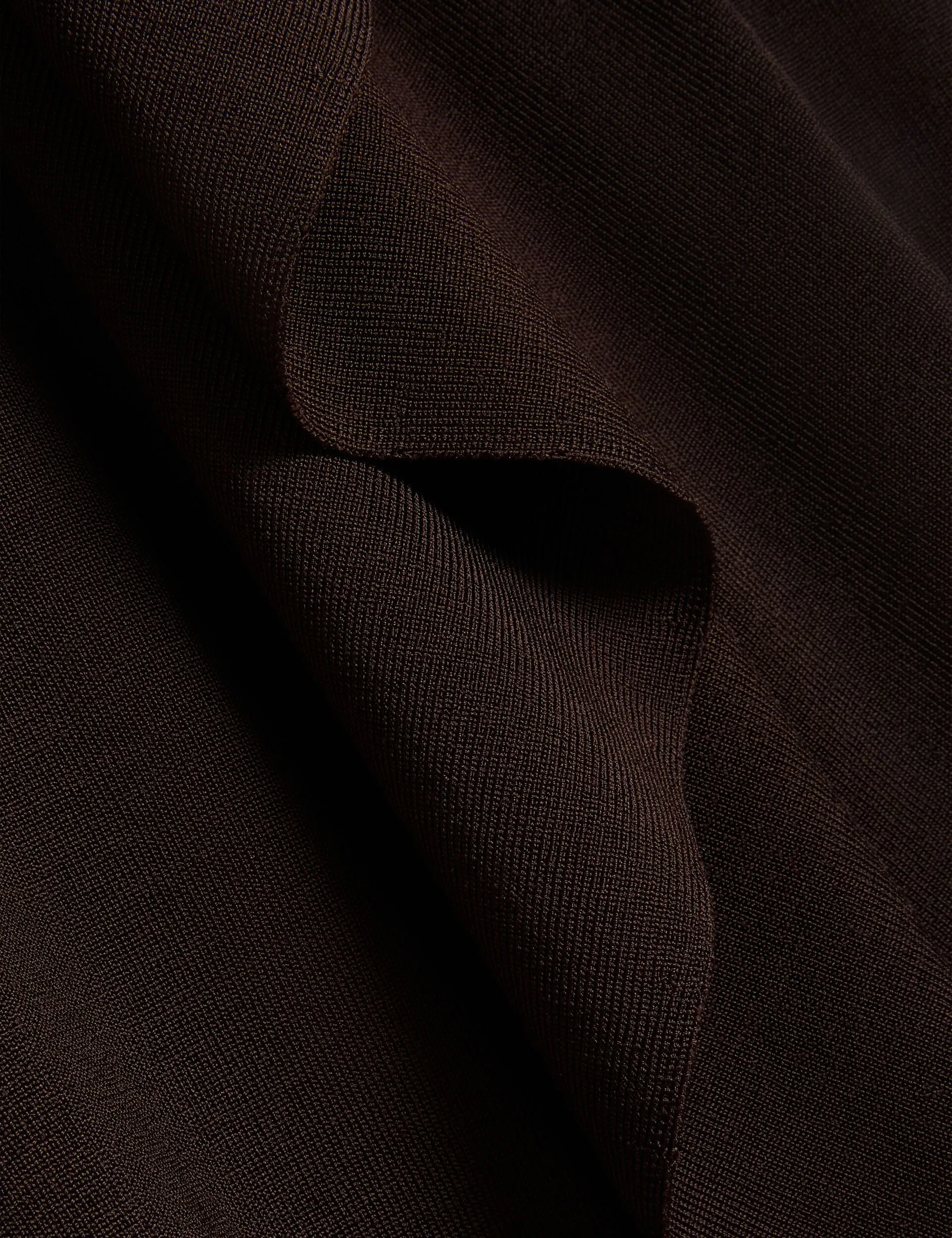 ELLIYY | DK-BROWN Elastic Edging Layered Texture