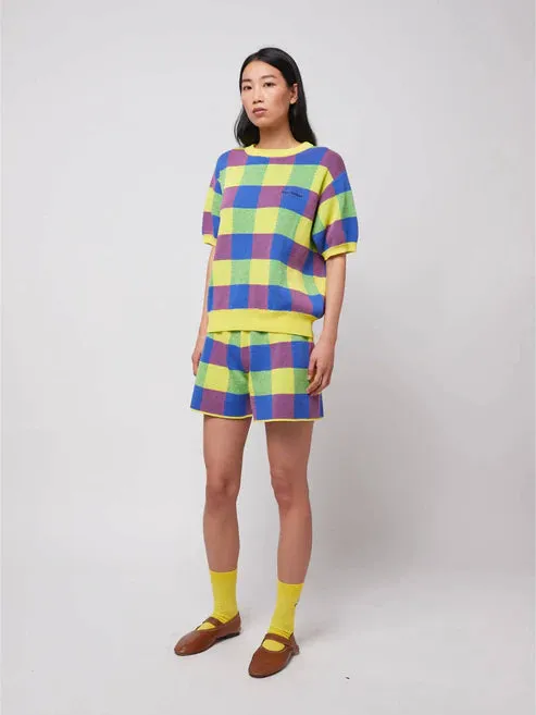 Bobo Choses Vicy Jacquard Knitted Shorts Multicolour cargo style