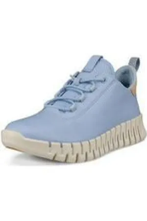 Secure Fit Lacing System ECCO Gruuv ladies trainers 218203-60991 in Blue Bell