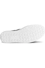 ECCO Soft 60 Sneaker  219203-01001 in black leather Flex Groove Technology Game Fit