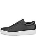 ECCO Soft 60 Sneaker  219203-01001 in black leather Quick Drying Airport Travel
