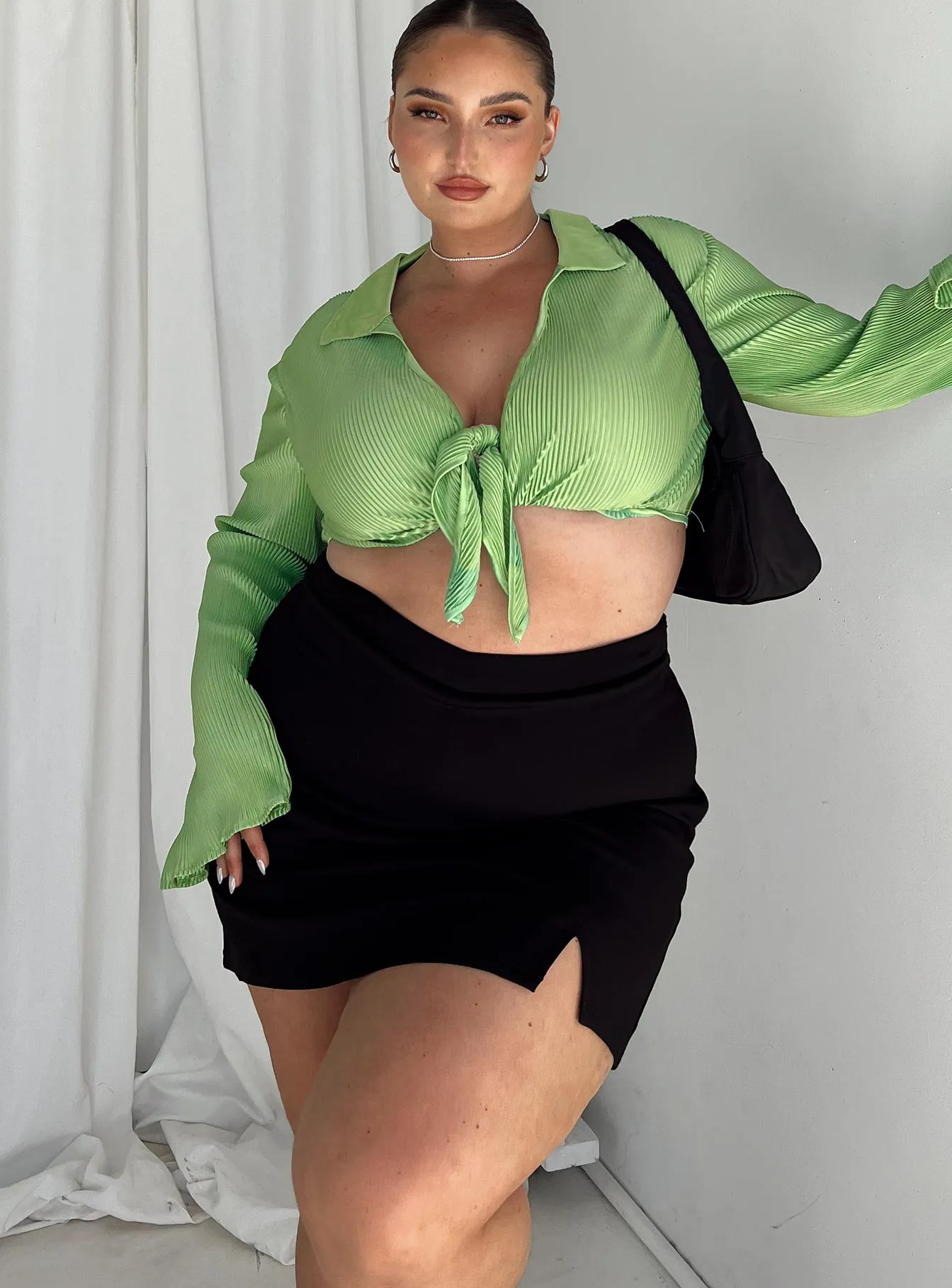 Bold Finish Ravyn Skort Black Curve