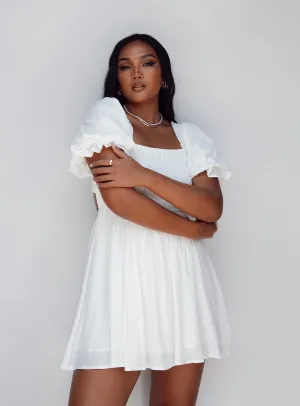 Spring-Season Dani Mini Dress White