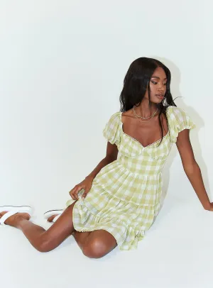 Danny Mini Dress Green Weekend Feel