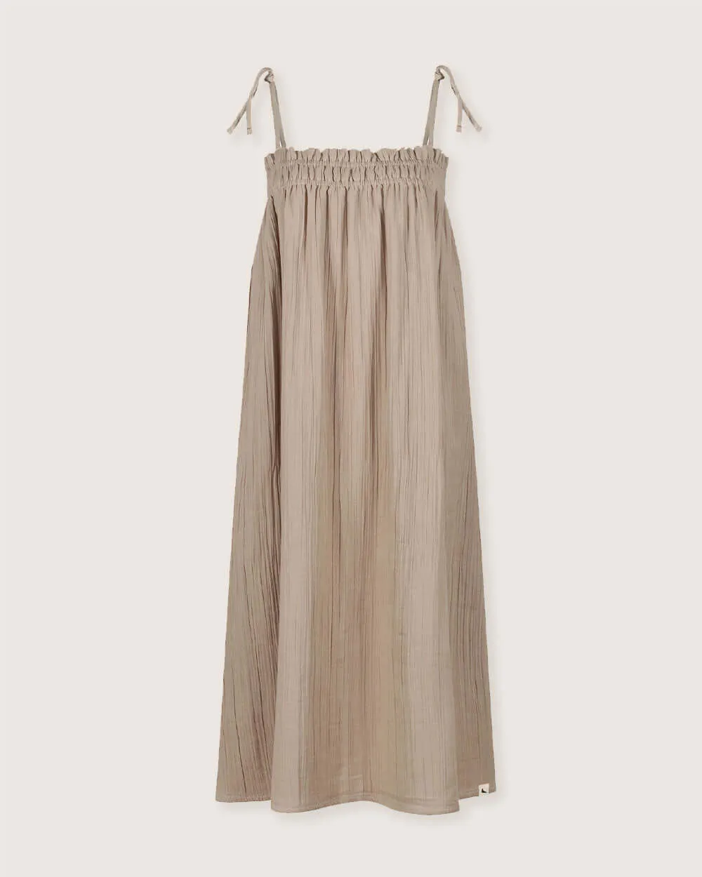 Anna Beige Multifunctional Maxi Skirt Roll Up Fasten