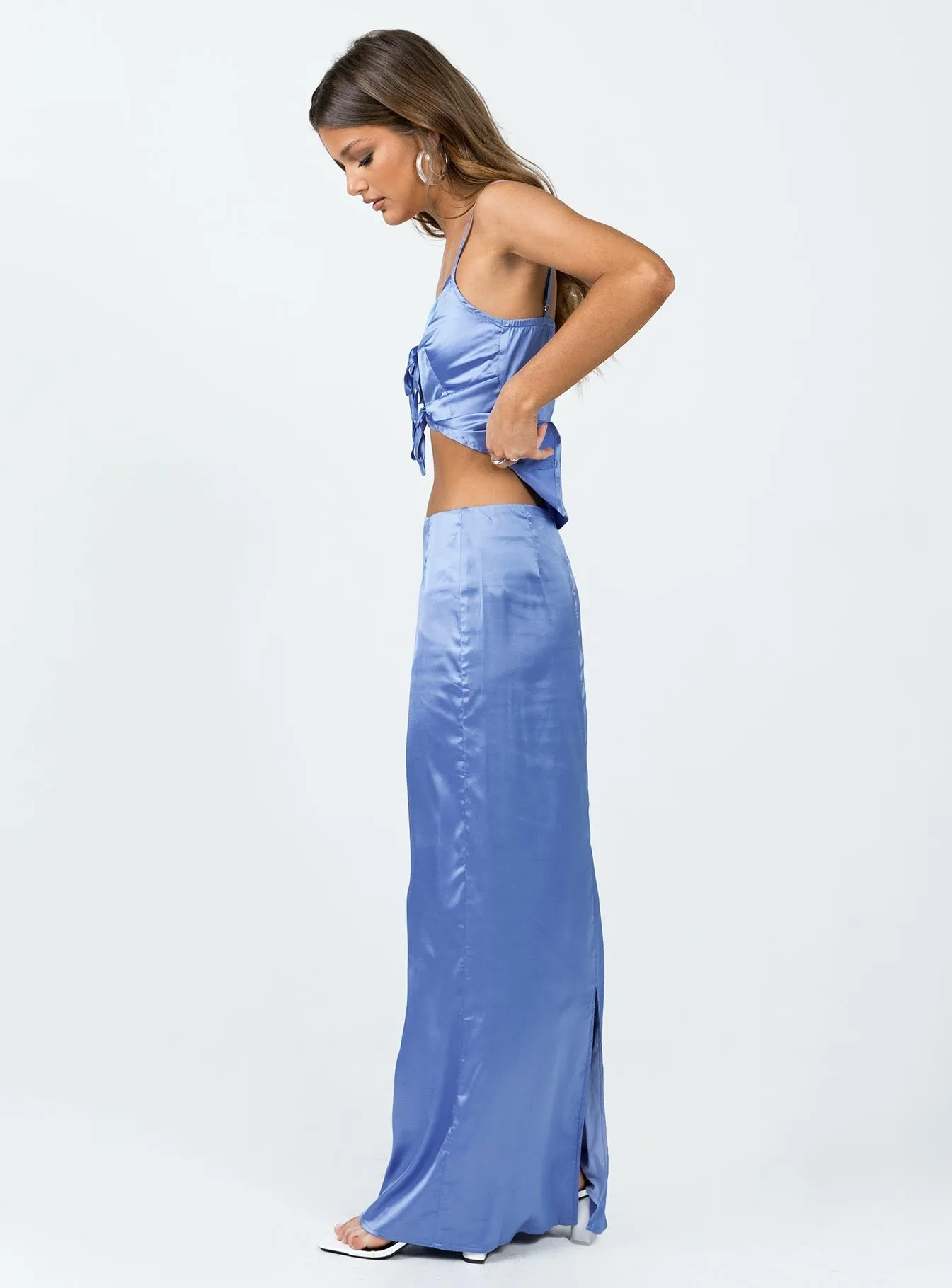Brianne Maxi Skirt Blue Airy Feel