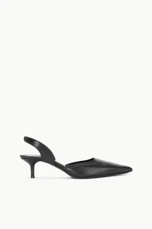 Street Glam Classic Black Heels SEBASTIAN SLINGBACK | BLACK