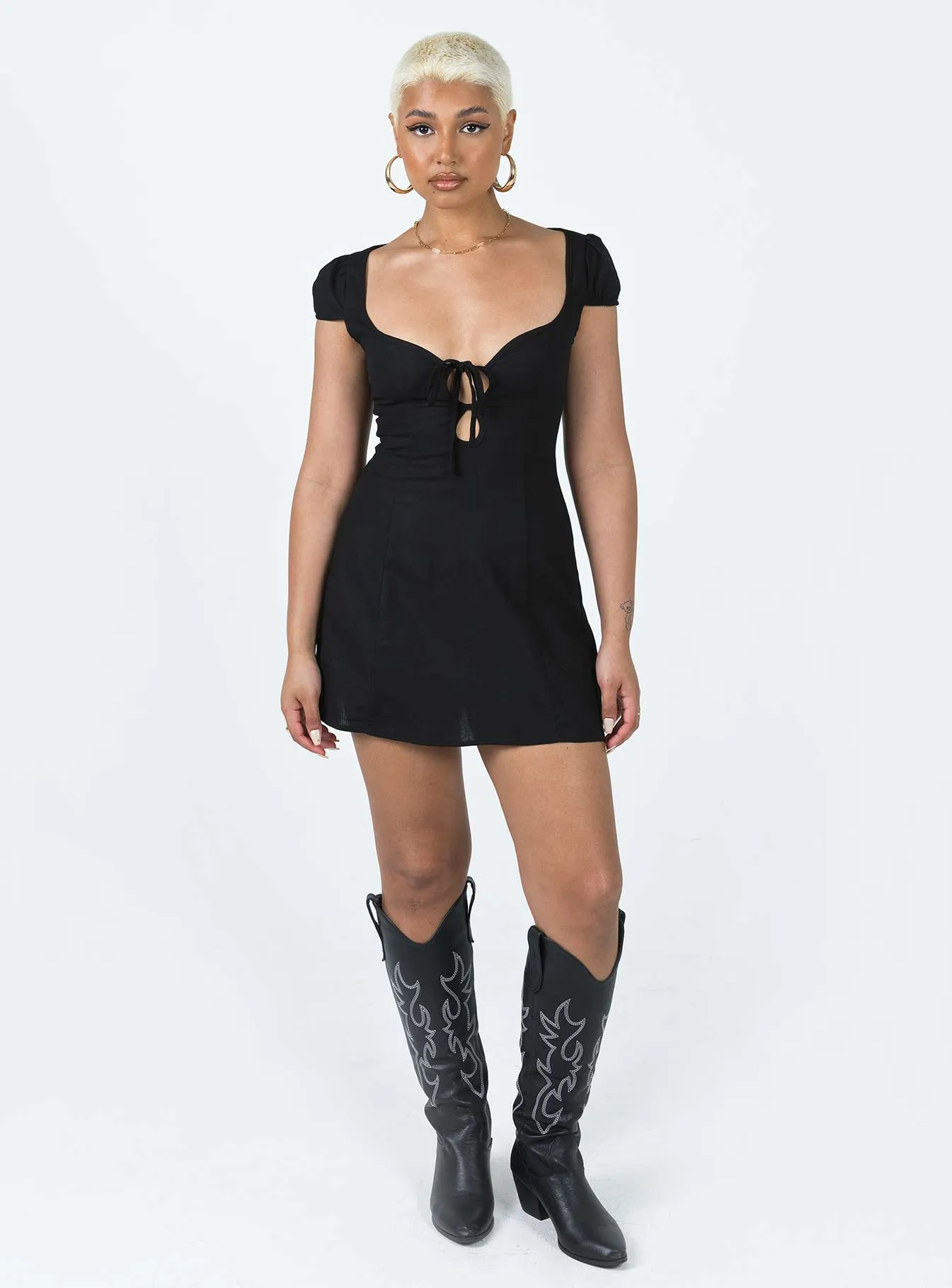 Perfect Fit Alora Mini Dress Black