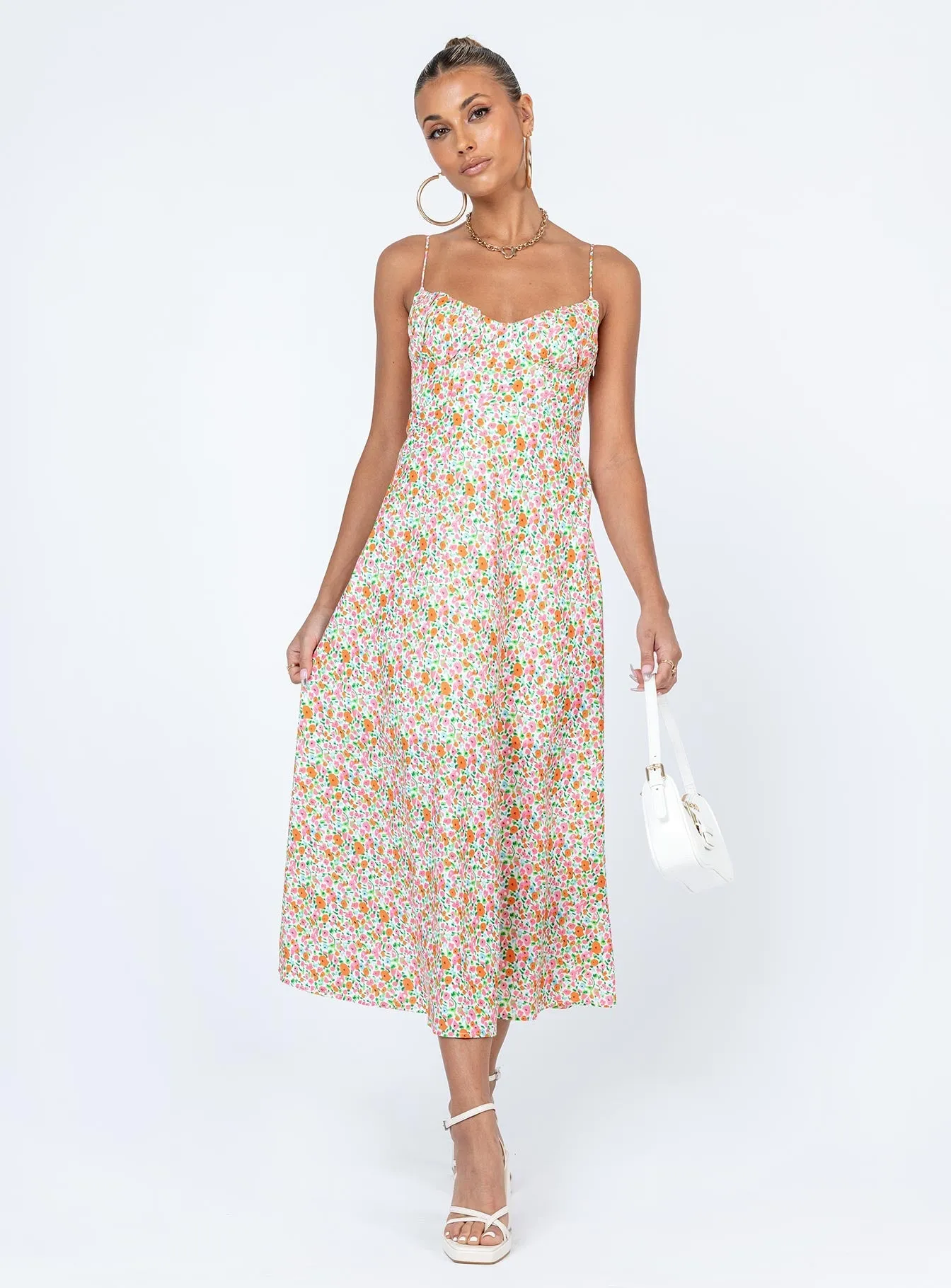 Pure Aesthetic Amara Midi Dress Multi