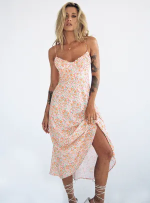 Amara Midi Dress Multi Light and Comfortable Lace Ease