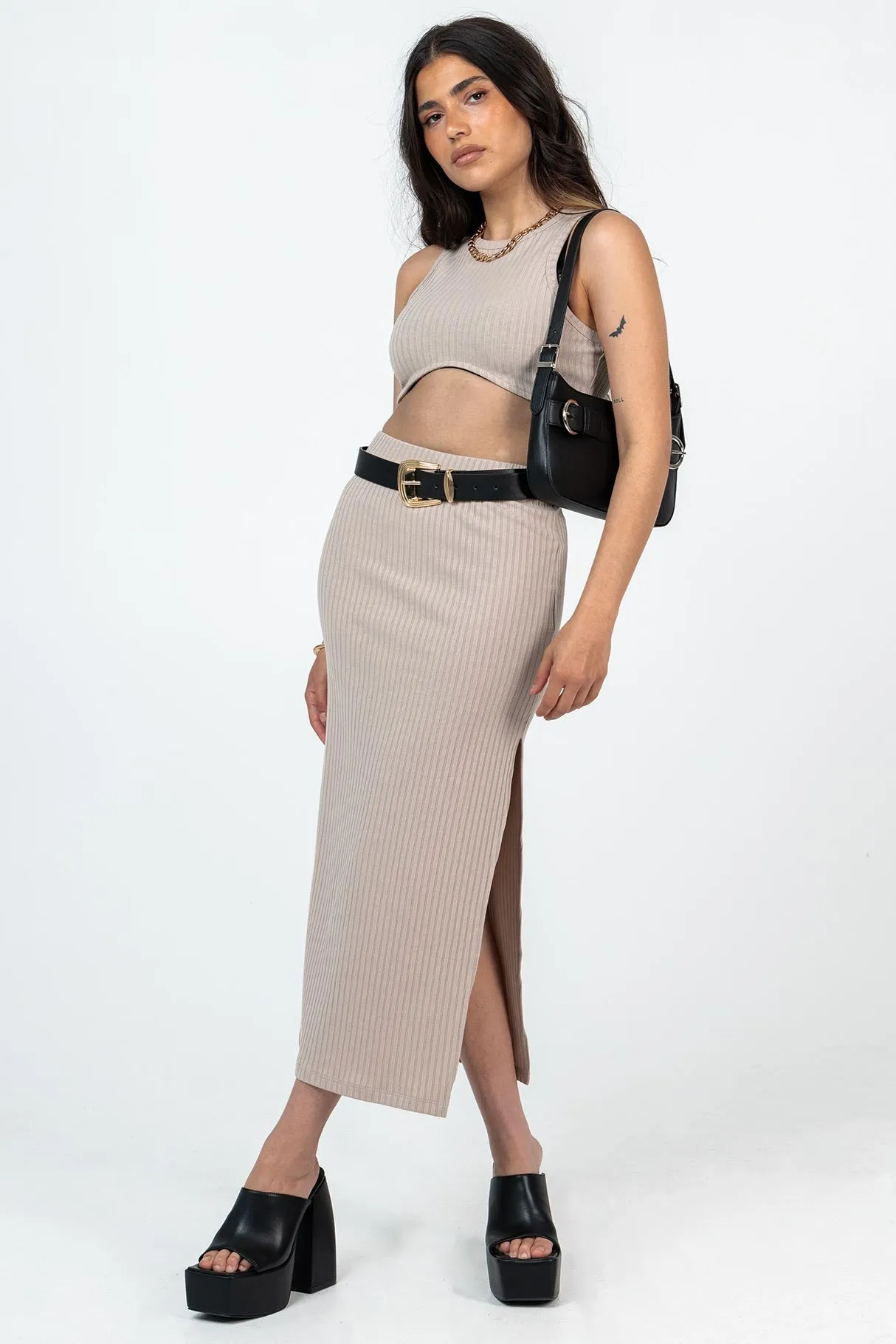 Organic Cotton Subtle Mood Ellie Set Beige Petite