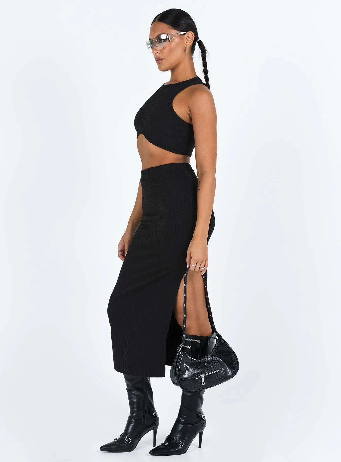 Pastel tone Ellie Set Black