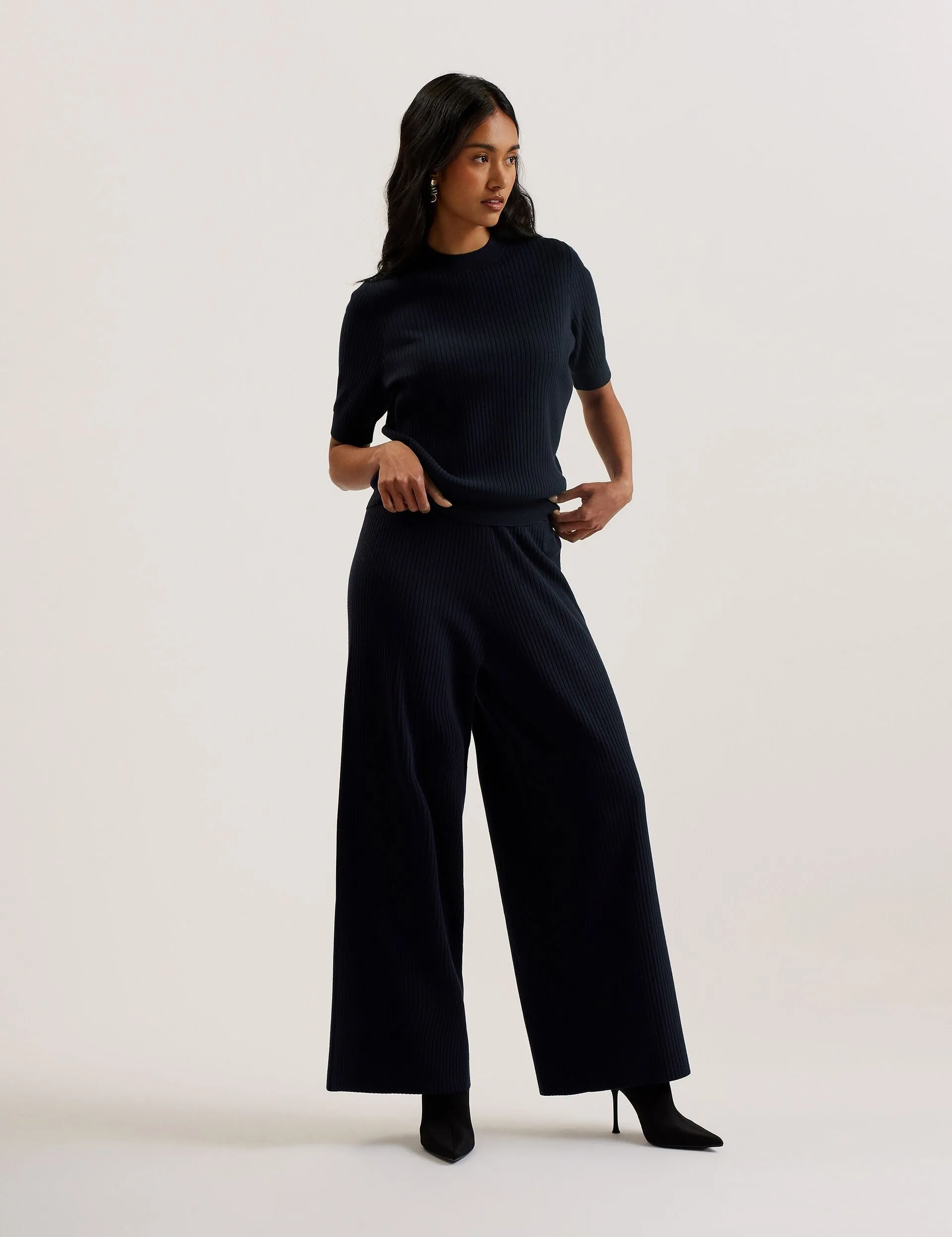 ELLIHAA | NAVY Weekend Style Thermal Insulation Knits