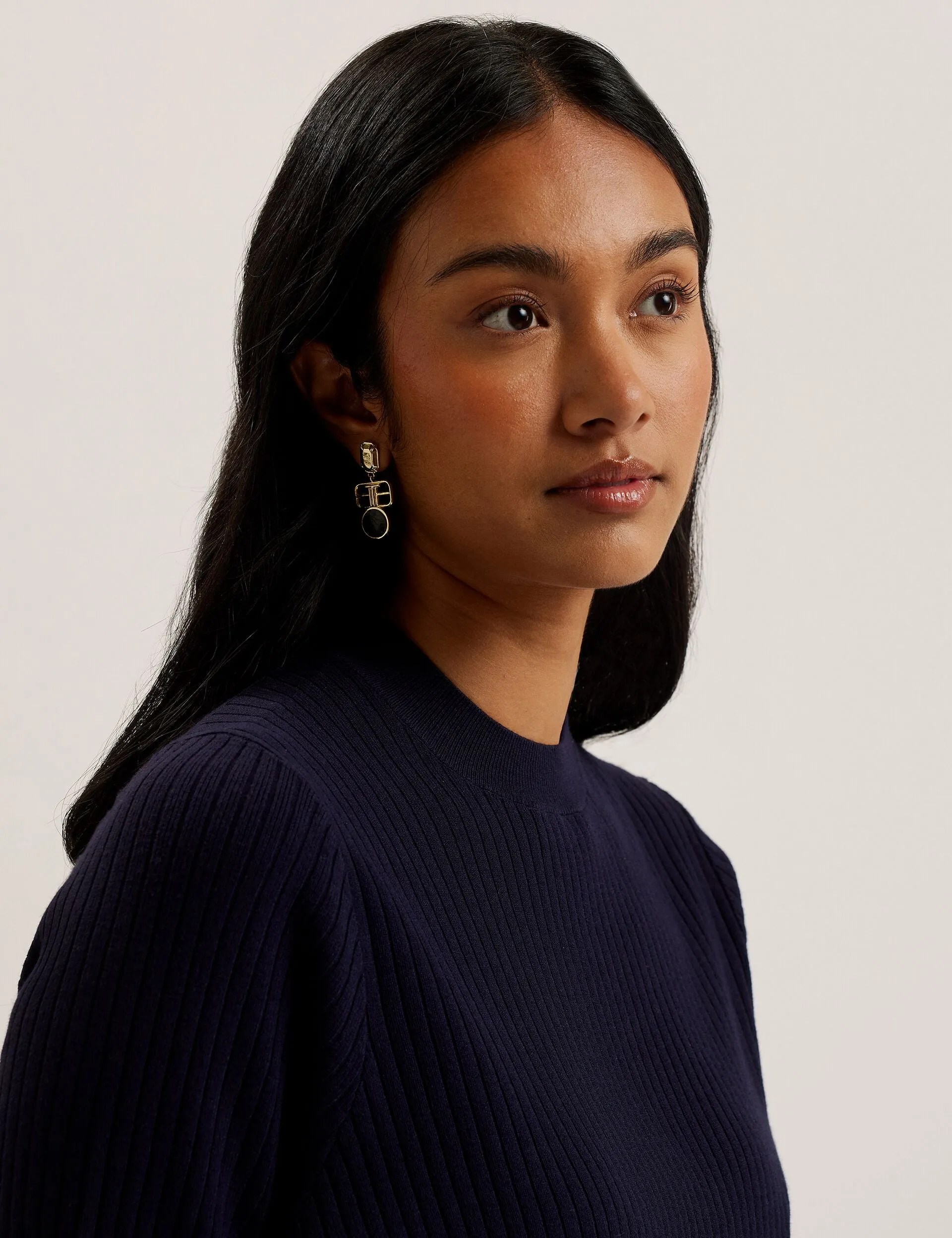 Hooded Neckline Option ELLIHAA | NAVY