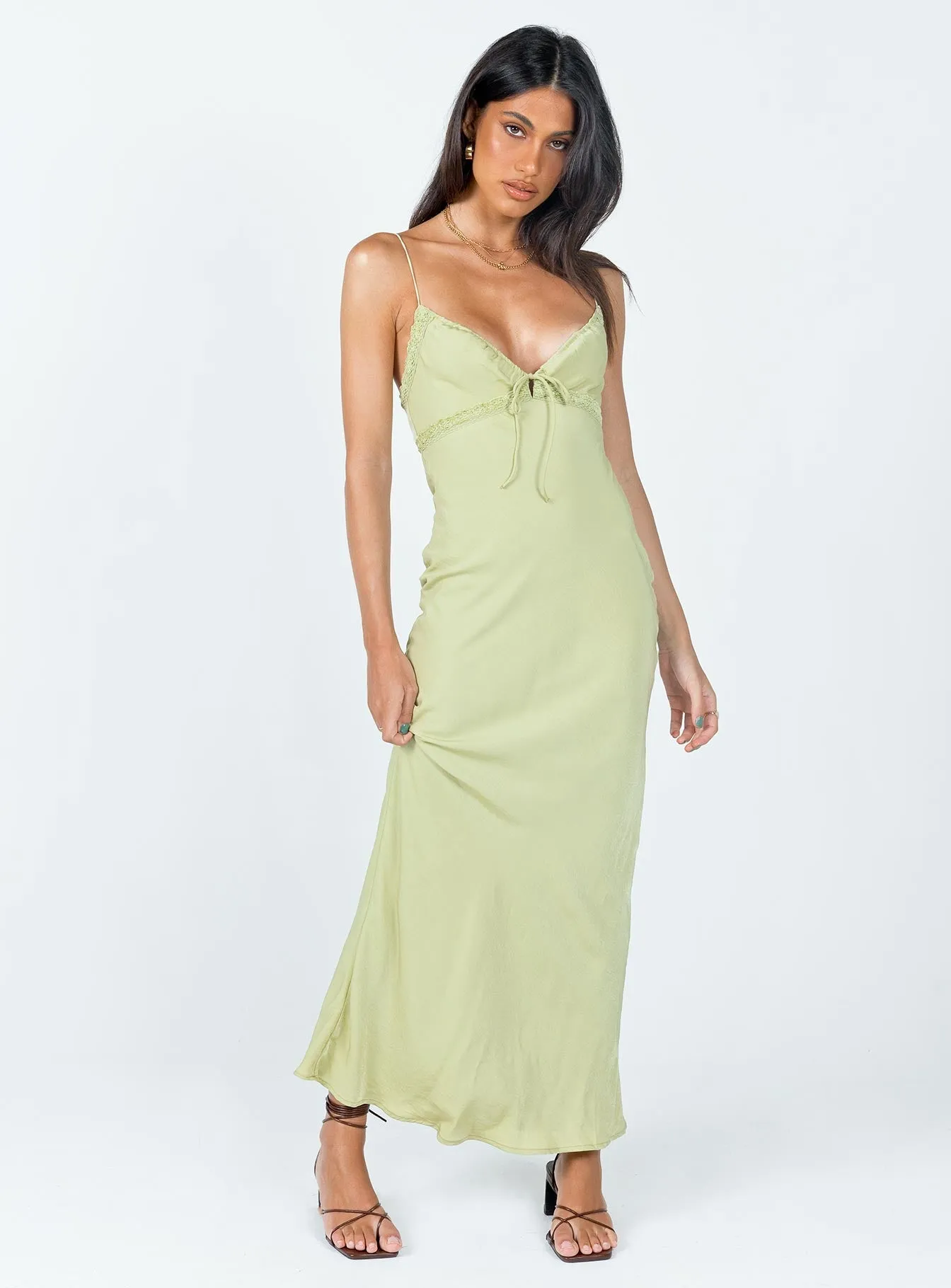 Travel-friendly Emily Maxi Dress Green