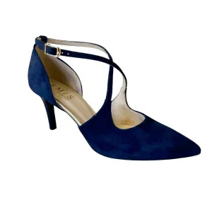 Emis Women??s Shoe Z7624 Navy Chic Wedding Sandals Signature Touch