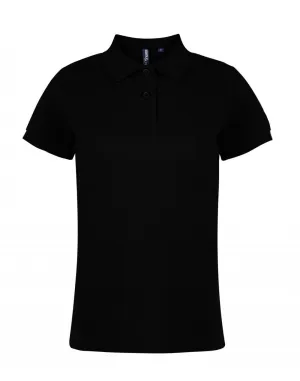 Active Fit Essential Casual Women's Polo | BLACK