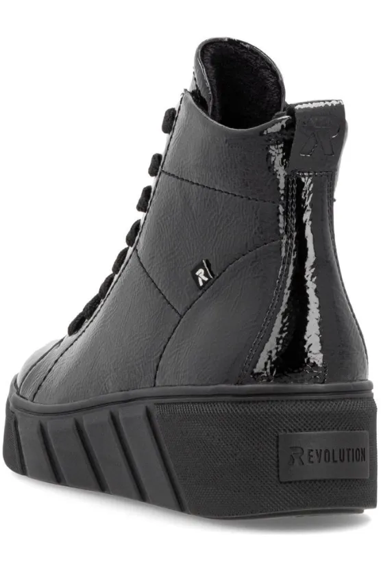 Rieker Ladies Boot W0561-01 Anti Slip