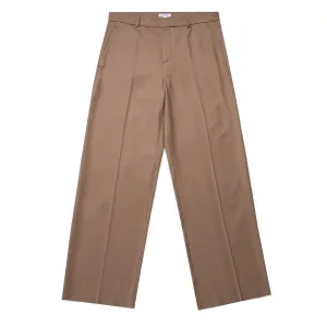 Stretchable Fabric Quick Slip Sunspel Womens Tailored Trouser Light Camel