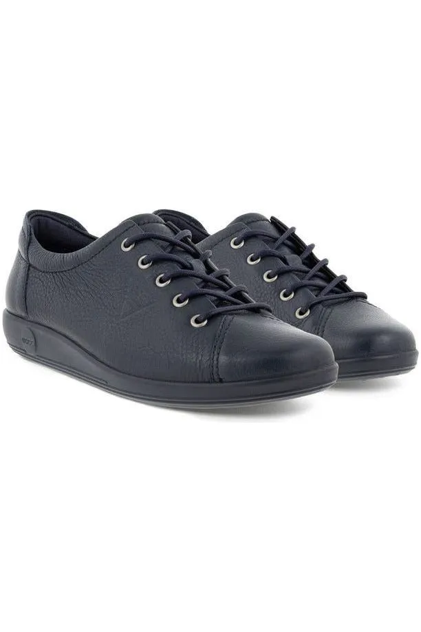 ECCO Womens  Soft 2.0 sneaker 206503 11038 navy Quick Drying Casual Wear