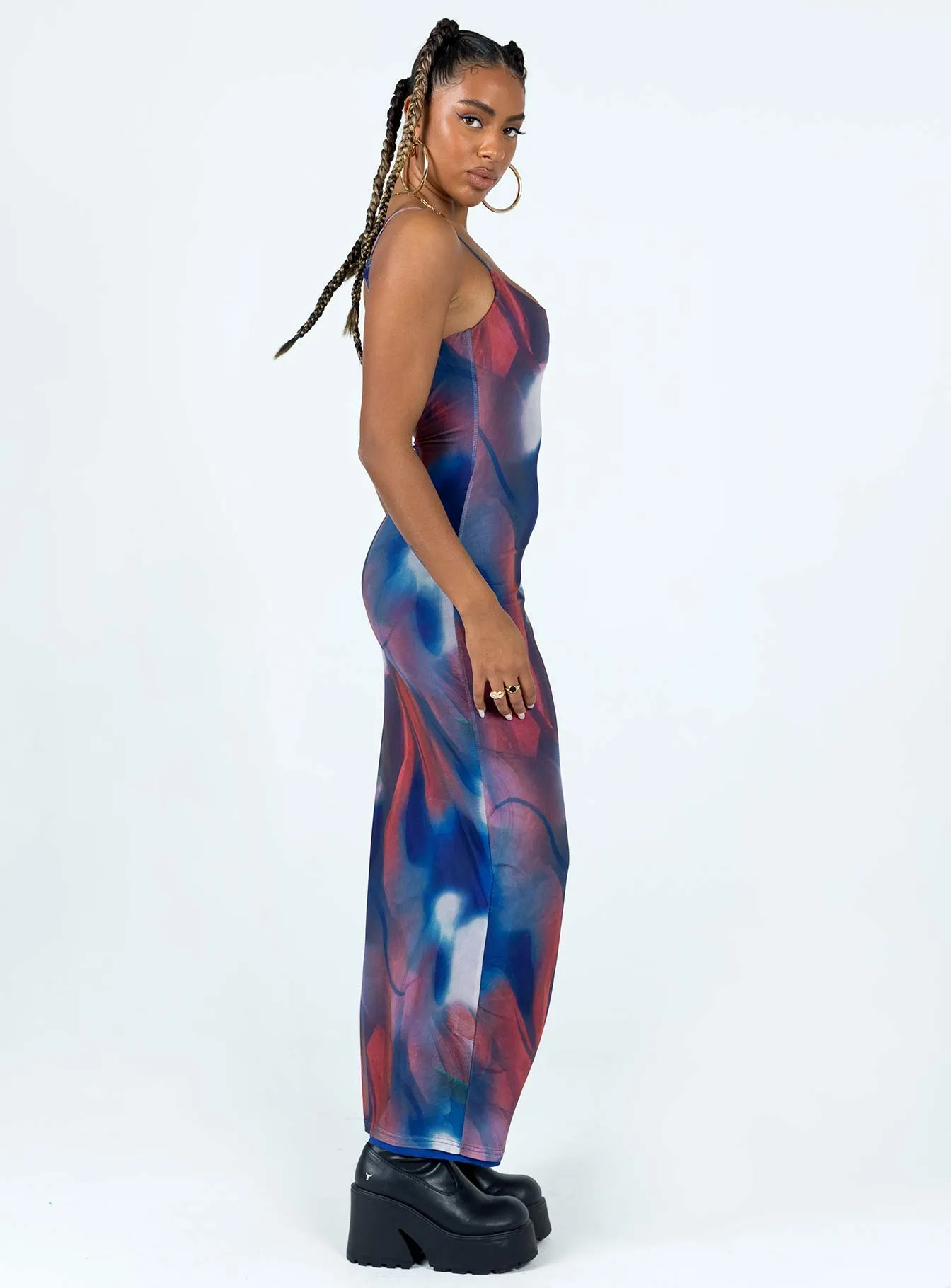 Versatile occasion dress Pure Shape Knox Maxi Dress Blue Multi