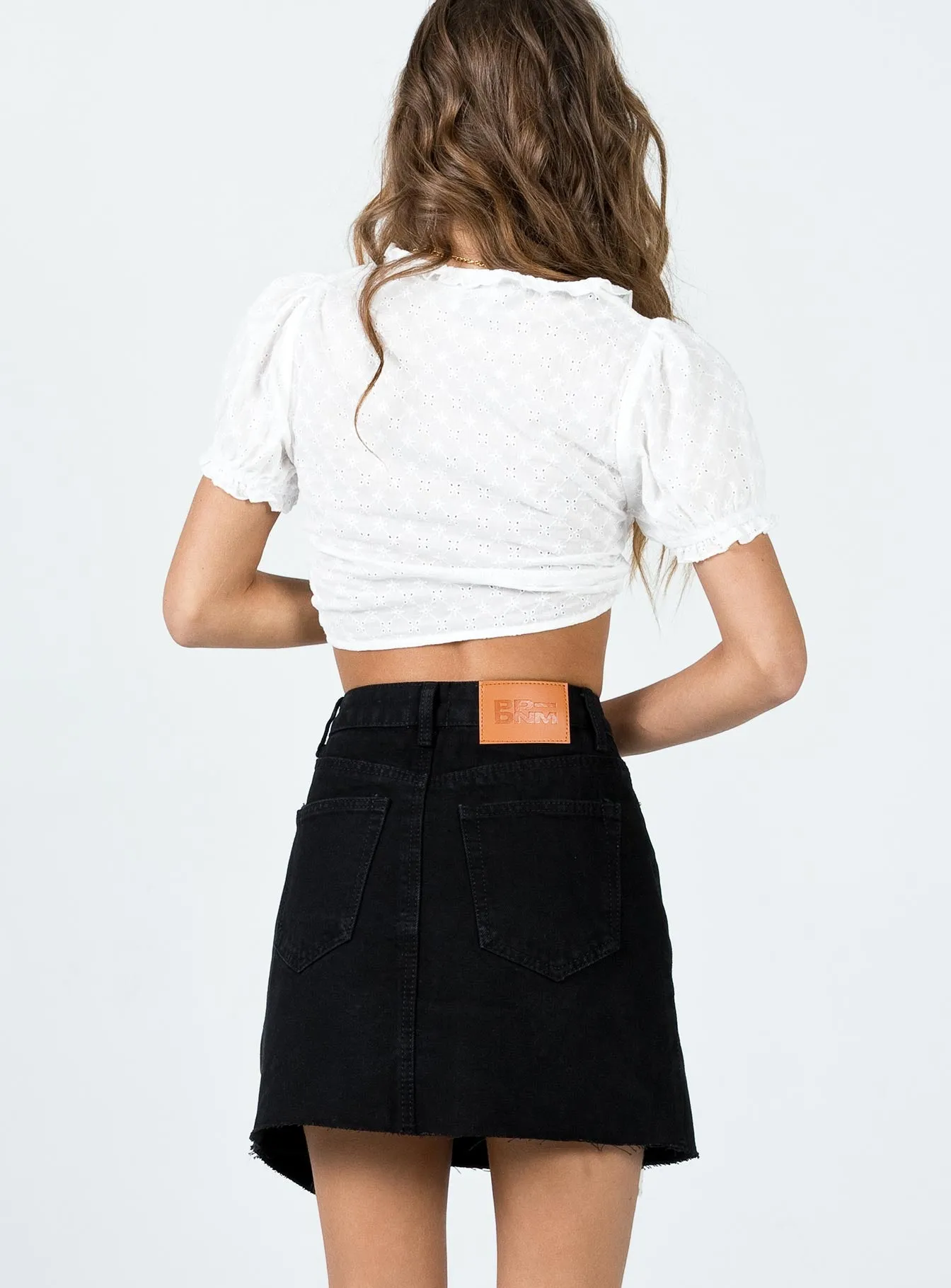 Hygienic Coating Outfit Ideas Banksia Denim Mini Skirt Black