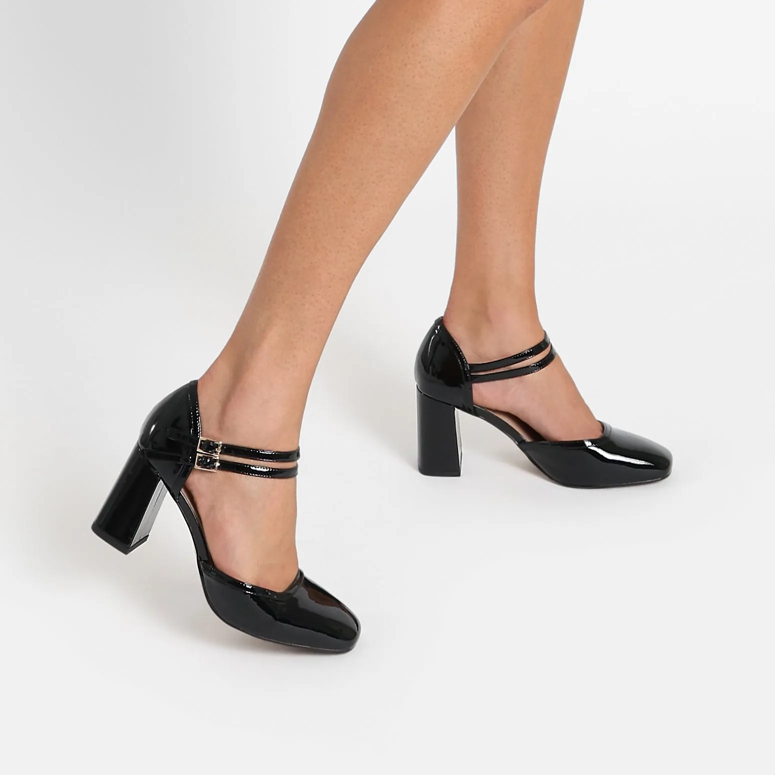 Jelico Heel | Black patent leather Refined