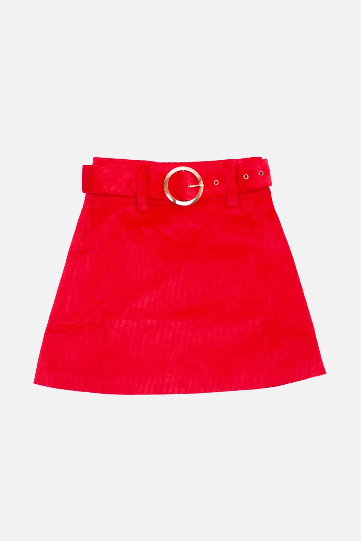 Exclusive Corduroy Red - Skirt Outfit Flow