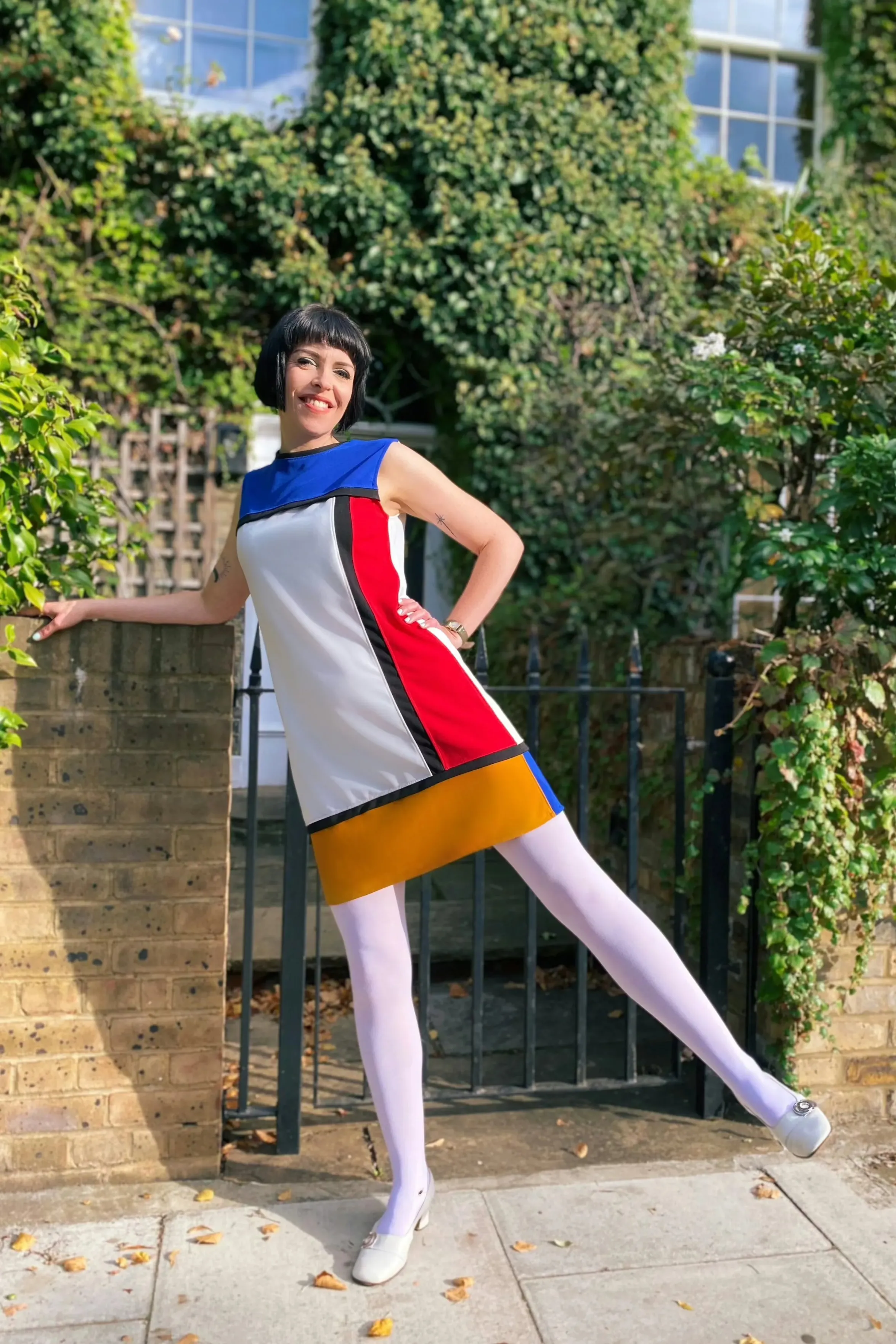 Exclusive Mondrian - Dress Layered Fit Fresh Stitch