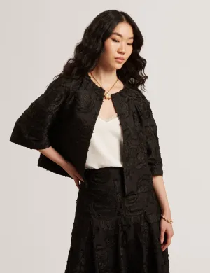 MoistureWickingInterior Weatherproof Seams FAELA | BLACK