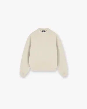 Street Style Initial V Notch Sweater - Storm