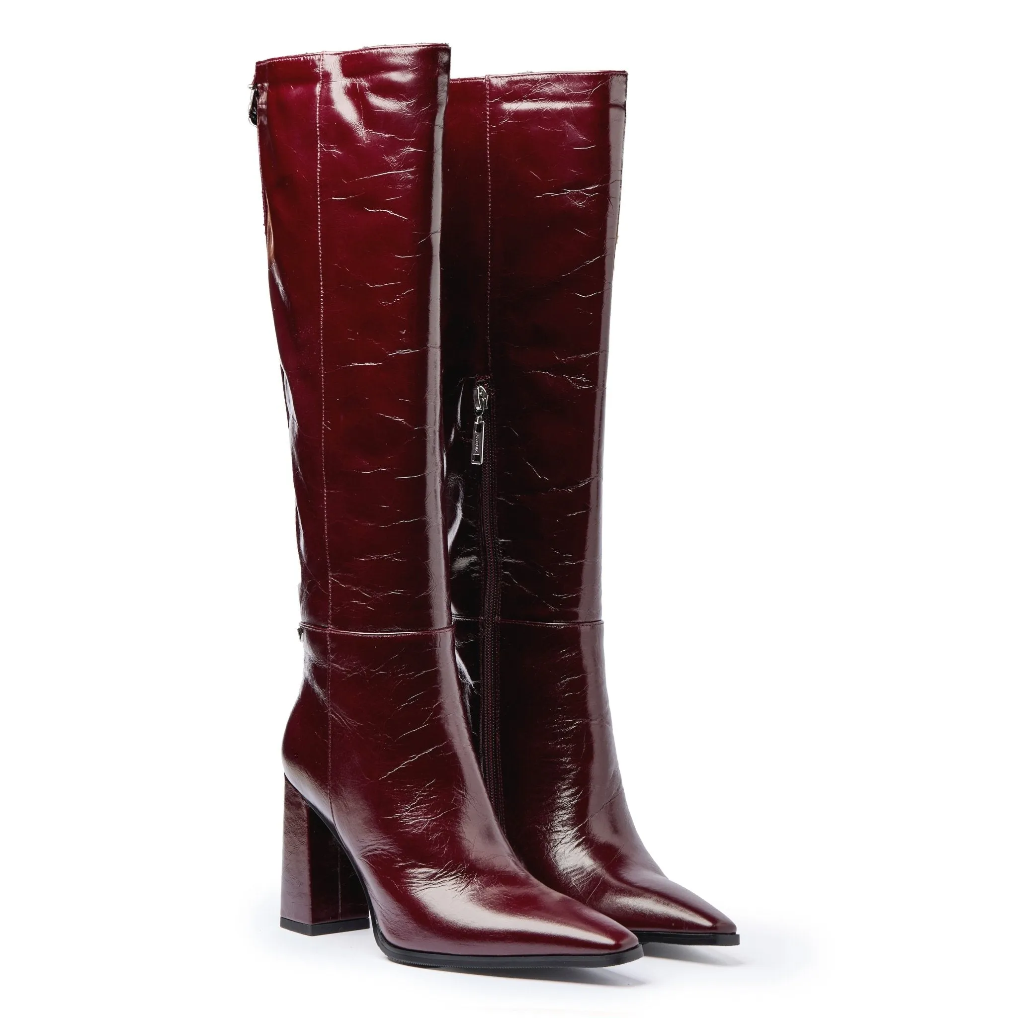Minimalist Sabelle Knee-high Boot Cranberry