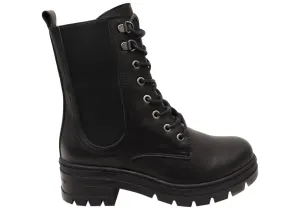 Non Toxic Materials All Weather Mountain Climber Orizonte Hillcrest Womens European Comfortable Leather Boots