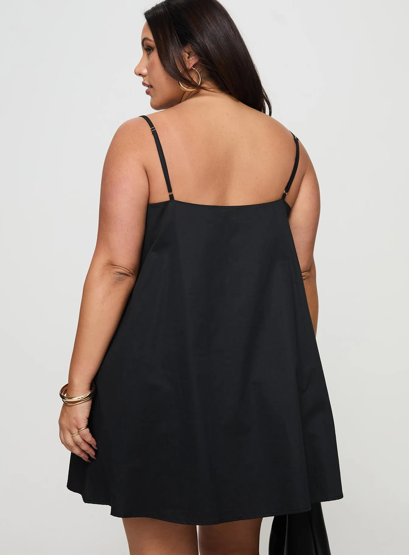 Belong Together Mini Dress Black Curve Light and Comfortable Elegant Silhouette
