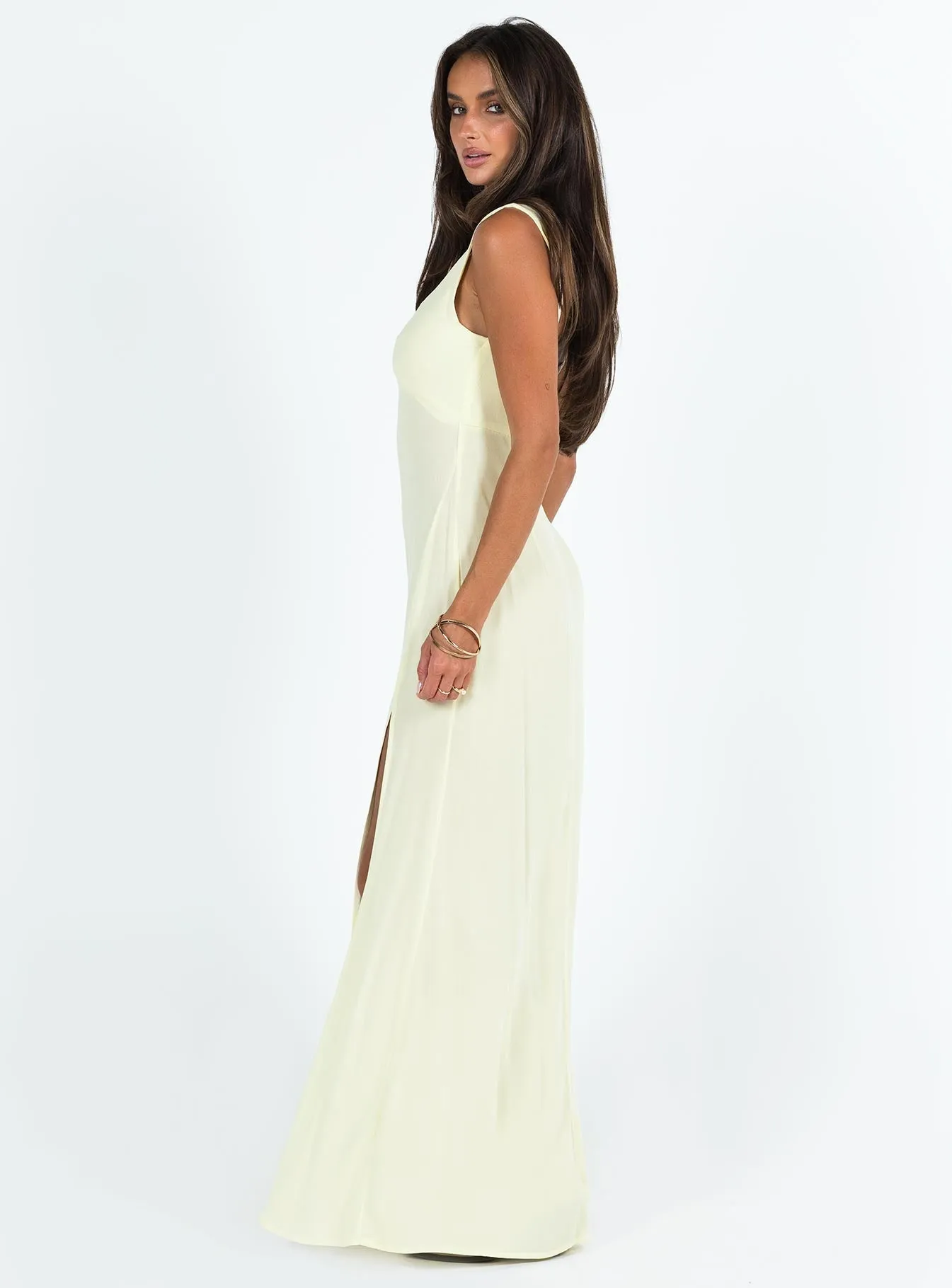 Fall Flow Shannyn Maxi Dress Yellow