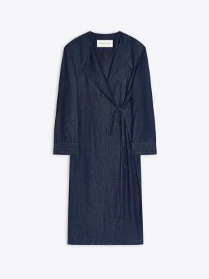 Simple Chill Piece Moisture Wicking Fabric Denim coat