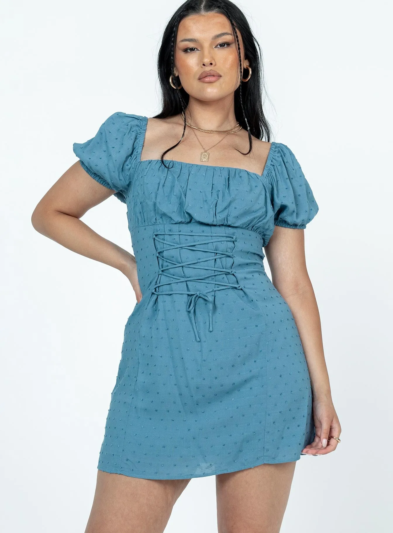 Fauci Mini Dress Navy Daily Chic