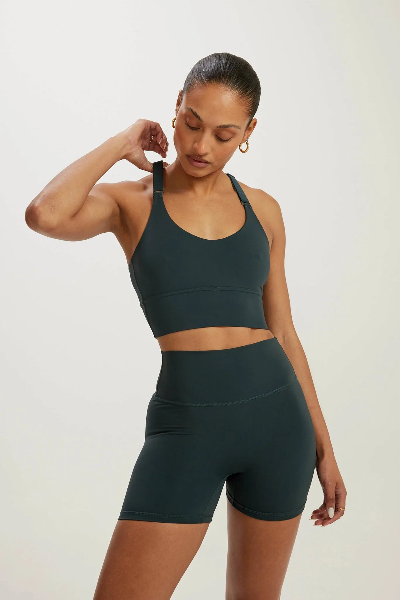 FenixLite Racerback Bra High Neck Durable Stitching