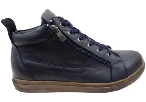 Bold Life Cabello Comfort EG1570 Womens Flat Leather European Ankle Boots