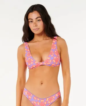 Rip Curl Womens Bikini Top Neon Isles Bralette Fresh Look