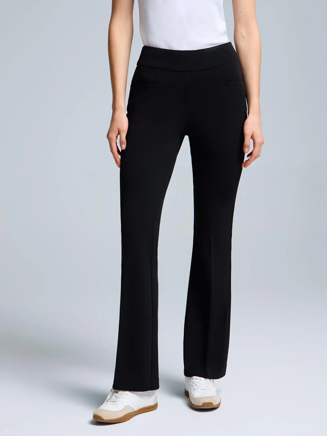 Fitted waist Fit & Flare Pants