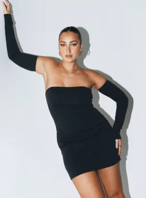 Unisex Option Ramona Mini Dress Black