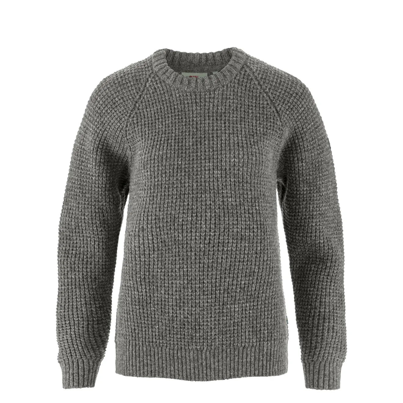 City Ready early morning Fjallraven Womens Ovik Waffle Knit Grey