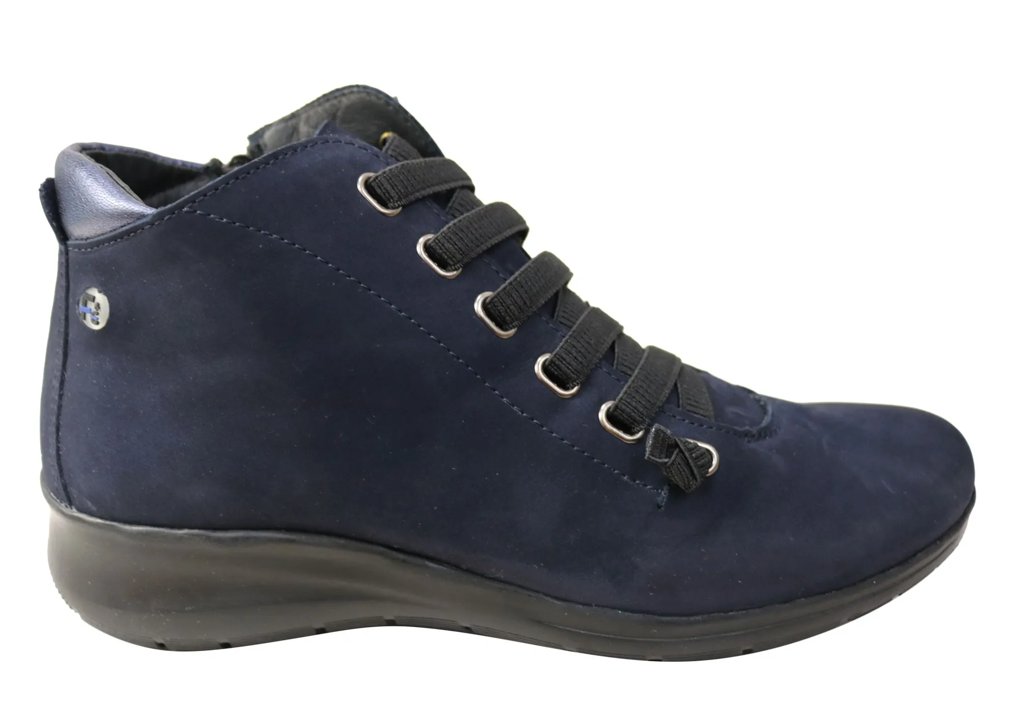 Outdoor Chore Flex & Go Cosmo Womens Comfort Leather Ankle Boots Made In Portugal