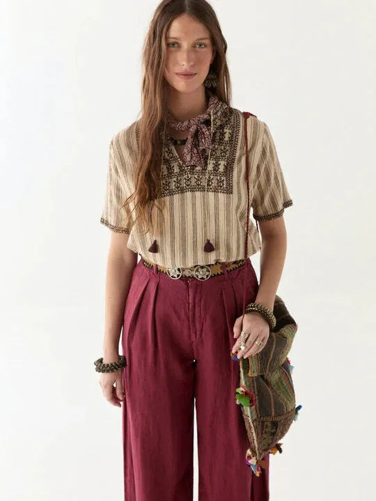 Stretchable Design Maison Hotel Marisa Pant Berenson Sauvignon